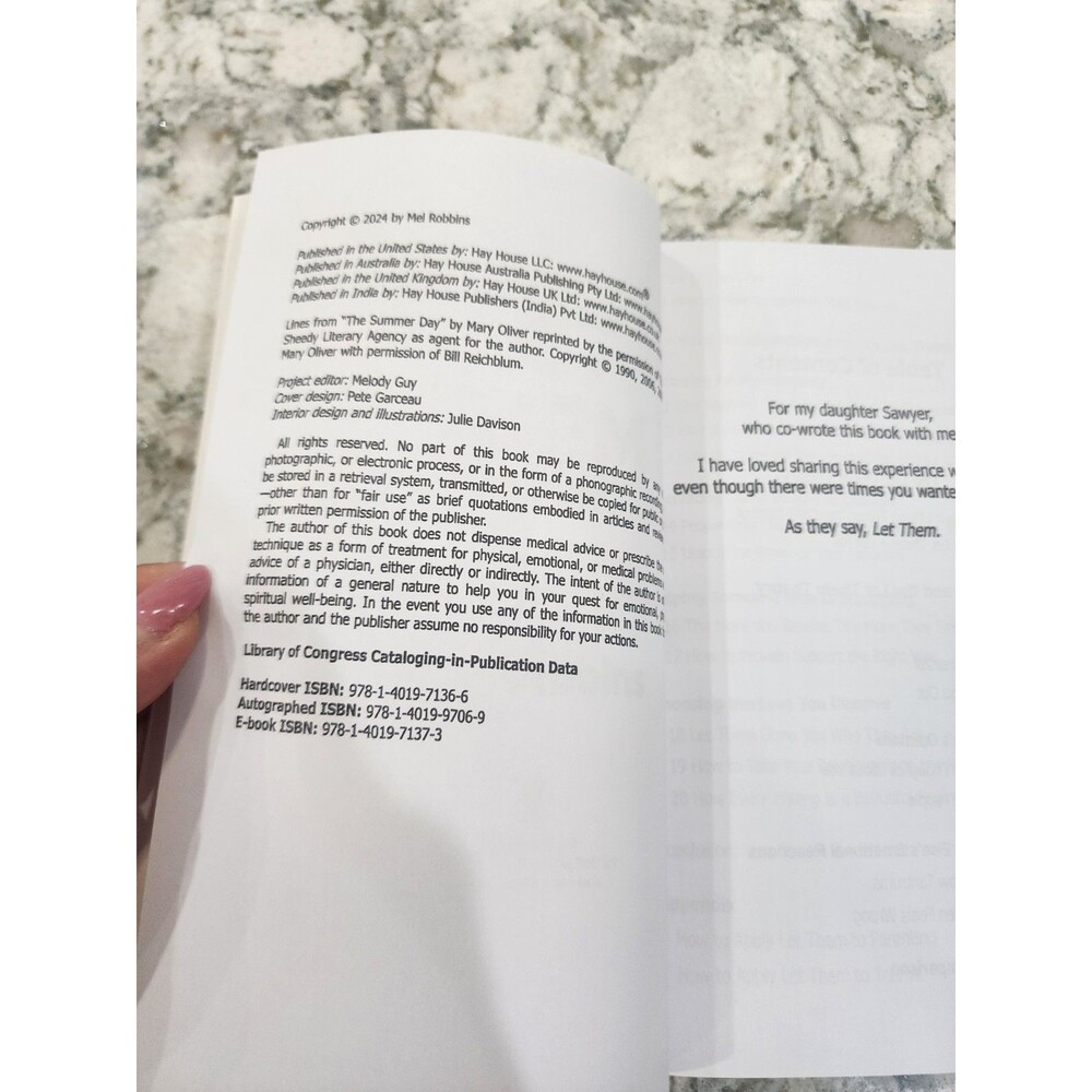 The Let Them Theory: A - Hardcover, by Robbins Mel; Robbins - Very Good - Picture 3 of 4